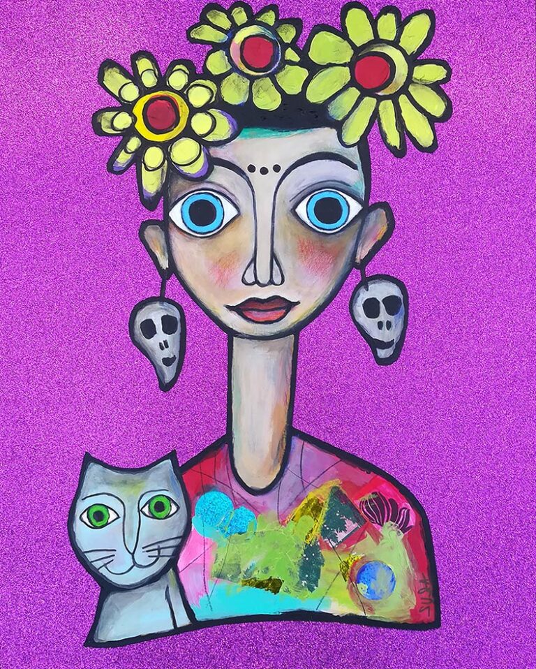 Susa Höhle - Frida Glitter violett
