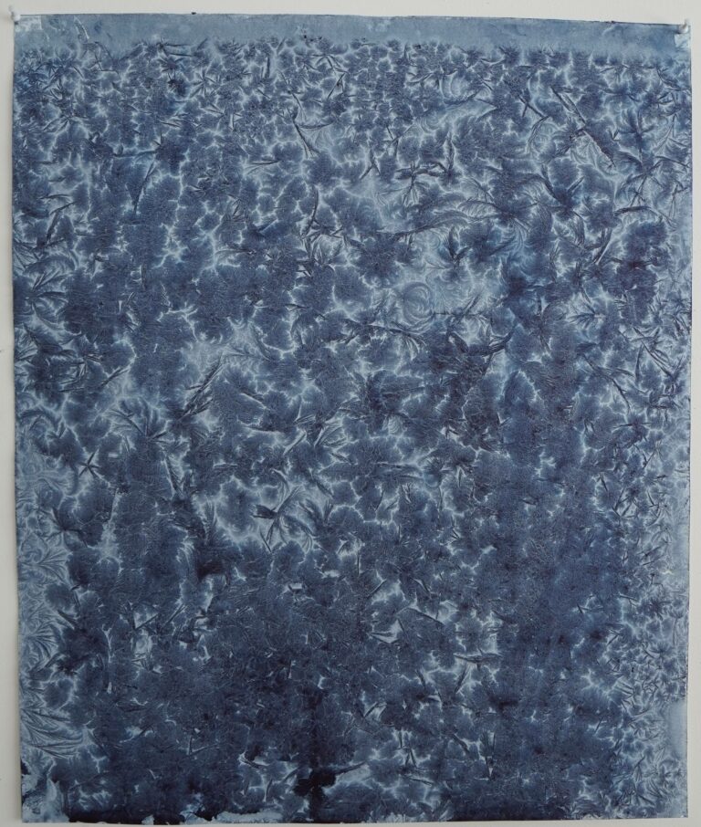 Wilhelm Scherübl - Minus Aquarell indigo