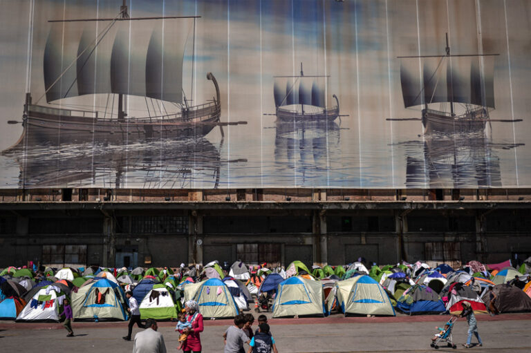 Louisa Gouliamaki - Stranded at Port of Piraeus