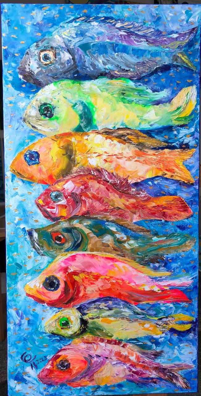 Olesia Poleva - Catch a big and small